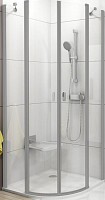 Превью фото Душевой уголок Ravak CSKK4-80 Transparent, блестящий профиль № 1