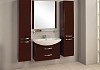 Комплект мебели для ванной Акватон Ария М 80 темно-коричневая  № 2