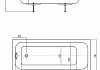 Ванна акриловая AZARIO BELLA прямоугольная 175x70 см AV.0020175 № 2