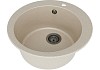Мойка для кухни 51х51 бежевая матовая Teymi Lori Midi T120127 № 12