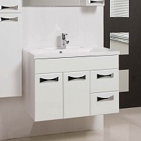 Превью фото Тумба с раковиной Акватон Диор 80 белая № 1