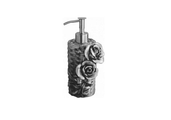 Дозатор для жидкого мыла Art&Max Rose AM-0091A-T серебро настольный