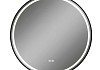 Зеркало настенное с подсветкой в ванную круглое Teymi Lina Supernova Black D80 LED сенсор антипар T20124 T20124 № 32