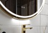 Зеркало настенное с подсветкой в ванную круглое Teymi Lina Supernova Gold D80 LED сенсор антипар T20123 T20123 № 10