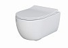 Унитаз Ambassador Abner 103t20001r белый подвесной безободковый с тонкой крышкой
