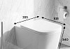 Комплект инсталляция Teymi Rapid SL с кнопкой GROHE золото глянец + унитаз ТОРНАДО Helmi PP Vortex F17578 № 6