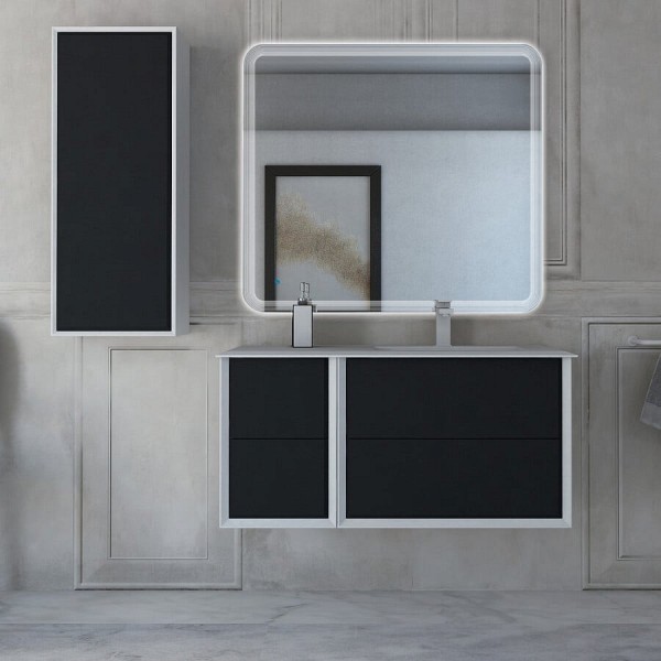 Комплект мебели для ванной Cezares Bellagio 106 grafite