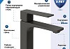 Смеситель для раковины графит матовый Teymi Lori T10258 № 17