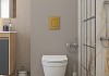 Комплект инсталляция Teymi Rapid SL с кнопкой GROHE золото глянец + унитаз Vitra Pro F17939 № 16