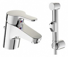 Превью фото Смеситель Vidima ВидимаДжой BA072AA для раковины с гигиеническим душем № 1