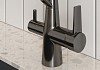 Смеситель для кухни корпус оружейная сталь излив черный Teymi Solli T10271 № 10