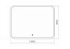 Зеркало AZARIO Стив 1000x800, LED-подсветка, сенсорный выключатель ФР-00001304 № 3