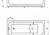 Ванна акриловая AZARIO BELLA прямоугольная 180x80 см AV.0020180 № 2