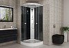 Душевая кабина Niagara Eco NG-4503-14BLACK 80х80х215 низкий поддон, стекло мозаика № 2
