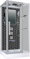 Превью фото Душевая кабина Niagara Lux 7714B хром, черный № 1