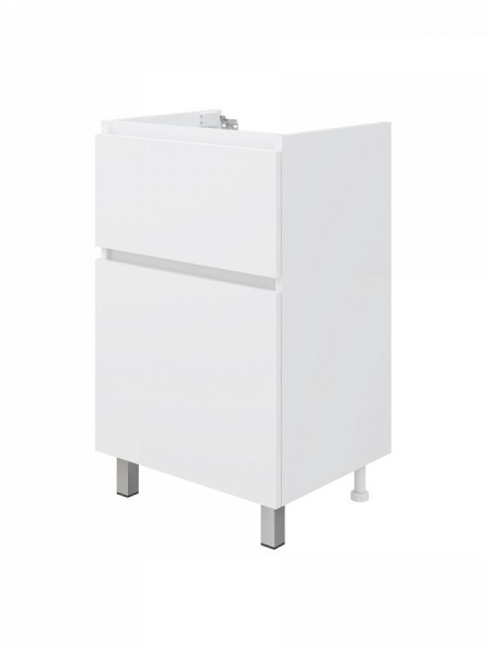 Тумба напольная для ванной 50 см Teymi Laina корпус белый фасад матовый белый T60816