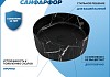 Раковина для ванной накладная Teymi Martta D37 цвет мрамор черный матовый T52183 № 2
