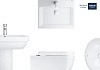Унитаз напольный приставной безободковый Grohe Euro Ceramic без сиденья, альпин-белый 39339000 № 7