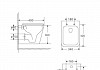 Комплект 3 в 1 инсталляция Grohe Rapid SL унитаз подвесной безободковый подвесной Teymi Helmi S + кнопка хром F18269 № 12