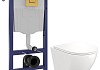 Комплект инсталляция Teymi Rapid SL с кнопкой GROHE золото глянец + унитаз ТОРНАДО Lina Vortex F17495 № 20