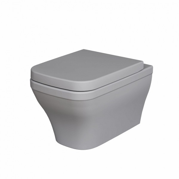 Унитаз подвесной Benefit 203T20301R 535x340x360 серый матовый безободковый