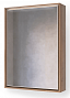 Зеркало-шкаф RAVAL Frame 75 Дуб трюфель с подсветкой, розеткой (Fra.03.75/DT)