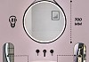 Зеркало настенное с подсветкой круглое в ванную Teymi Kuura D700 LED сенсор кожаный ремень T20711 T20711 № 3