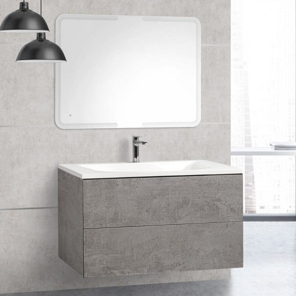 Комплект мебели для ванной Cezares Premier HPL 100 BLUM EST archi cemento