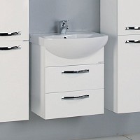 Превью фото Тумба с раковиной Акватон Ария М 50 белая № 1