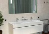 Комплект мебели для ванной Velvex Pulsus 140 подвесная, белая