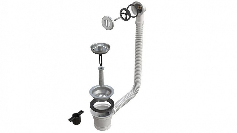 Слив-перелив для мойки Bonomini CANESTRINO 1985LX64B0WZ – цена 1 531 ...