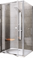 Превью фото Душевой уголок Ravak PDOP2-120 + PPS-100 профиль белый № 1