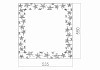 Зеркало Loranto Лето 535х550, пескоструйный рисунок 00000000730 № 3