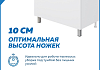 Тумба напольная с раковиной для ванной 75 см Laina белая раковина Ritta 75 F16045 № 19