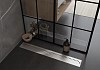 Трап для душа с сухим затвором вертикальный выпуск Teymi Helmi 10х80 c решеткой нержавеющая сталь T90347 № 7