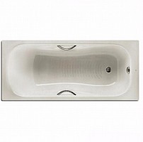 Превью фото Ванна стальная Roca Princess 2209E0000 170x70 с ручками, антискользящее покрытие № 1