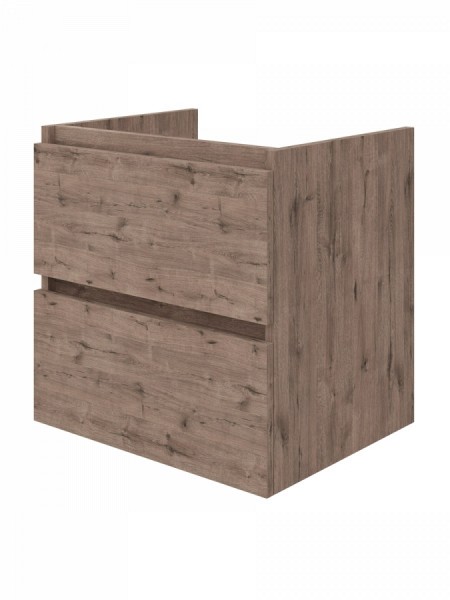 Тумба подвесная для ванной 50 см Teymi Laina дуб темный T60811