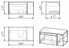 Тумба подвесная Grossman ТЕНЗА-85 см с 1-м ящ. веллингтон 108503 108503 № 4