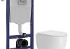 Комплект инсталляция Teymi Rapid SL с кнопкой GROHE оружейная сталь + унитаз ТОРНАДО Lori Vortex 3 пок F17631 № 20