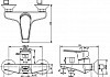 Душевой комплект Bravat Line F65299C-1 для ванны с душем № 5