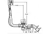 Слив-перелив для стандартных ванн Viega Multiplex MT9 723347 № 2