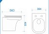 Унитаз приставной с бачком скрытого монтажа комплект 6 в 1 Teymi кнопка хром унитаз Nura HD гигиенический душ хром F12571 № 22