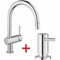 Превью фото Смеситель для кухни Grohe Minta 124114 № 1