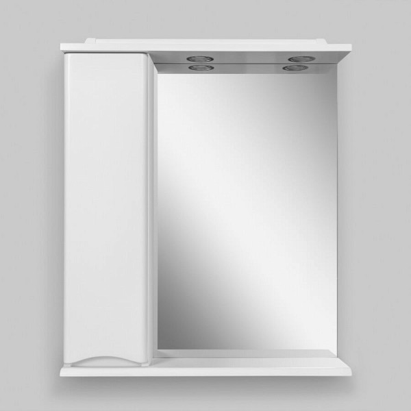 Зеркальный шкаф Am.Pm Like 65 L, белый глянец