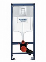 Превью фото НК Комплект инсталляции для унитаза, GROHE Rapid SL 3 в 1 с панелью смыва Skate Cosmopolitan, хром (38772001НК) № 1