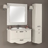 Превью фото Комплект мебели для ванной Акватон Венеция 90 белая № 1