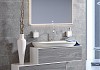 Комплект мебели для ванной Aqwella 5 stars Genesis 100 миллениум серый