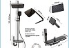 Душевая система с тропическим душем и смесителем Teymi Lori Forte графит T10237 № 15