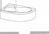 Шторка на ванну Ravak Rosa CVSK1 160/170 L Transparent, профиль сатин № 5