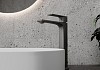 Смеситель для раковины высокий графит матовый Teymi Lori T10261 № 21
